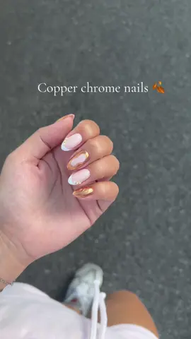 #copperchromenails 