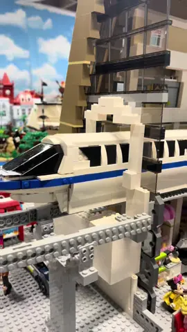 PLEASE STAY CLEAR OF THE DOOR… #lego #disney #art @Disney Parks 