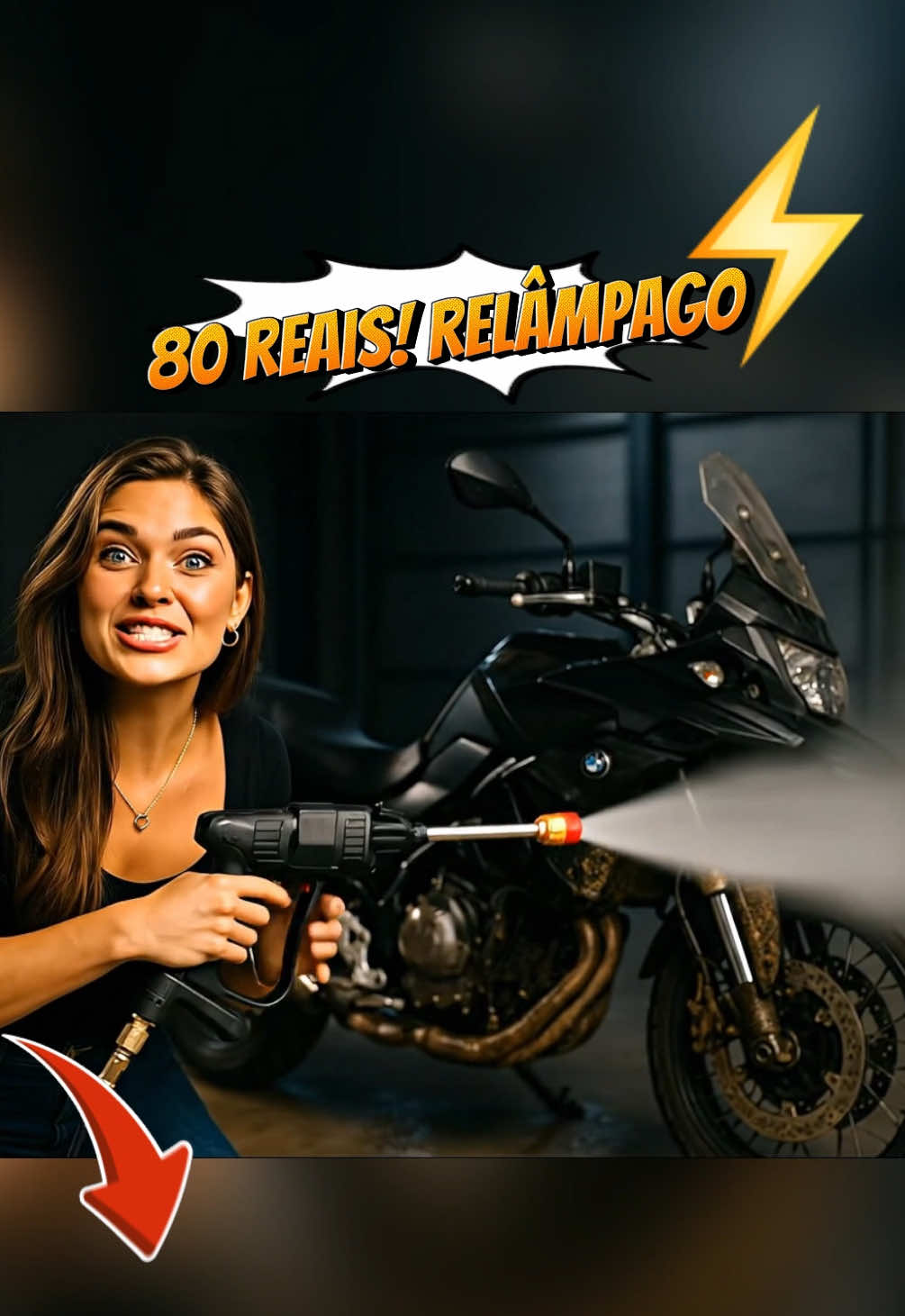 🚨 Baixou RELÂMPAGO: de mais de 200 por apenas R$ 80 com FRETE GRÁTIS! Essa lavadora de alta pressão portátil é sem fio, vem com 2 baterias recarregáveis, vários bicos de jato e potência de sobra pra lavar moto, carro, quintal ou bike em segundos! 🚀 🔥 Oferta só esse fim de semana → clica no carrinho laranja AGORA e garante a sua antes que acabe! 🛒⚡ #OfertaRelampago #TikTokMeFezComprar #LavadoraPortátil #PromoçãoImperdível #CarrinhoLaranja 