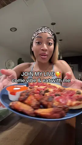 Dinner & Dessert 😋 #joinmylive #nenethegreat #mukbang #Foodie #fyp 
