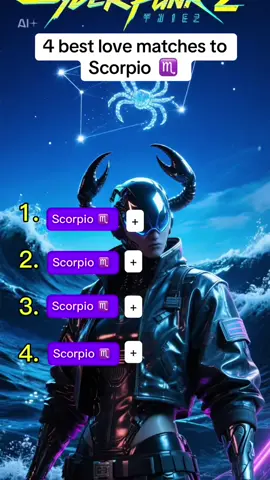 4 best love matches for Scorpio ♏️  #zodiacsigns #zodiac #astrology #horoscope 