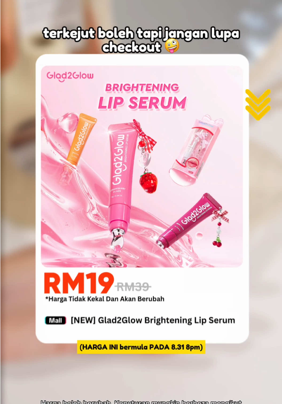 ❤️ NEW LAUNCH 👑 It’s finally here! 🚀 Our newest launch is ready to glow up your routine ✨ #Glad2GlowMY #gladtoglowmy #skincareroutine #newlaunch #glowwithus #lipserum 