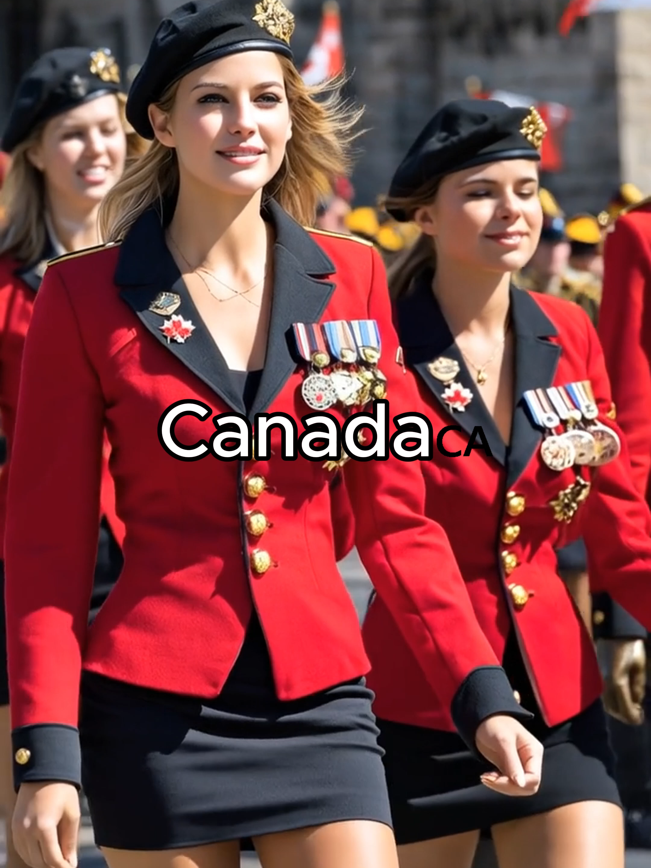 Global Female Soldiers Parade! Military Uniform Lookbook Revealed #MilitaryStyle #FemaleSoldiers #ArmyParade #FashionLookbook #GlobalParade