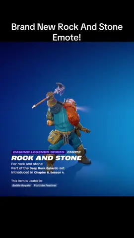 Life Here Was Perfect, Until One Day… #epicpartner #fortnite #fortniteemoter #emote #rockandstone 