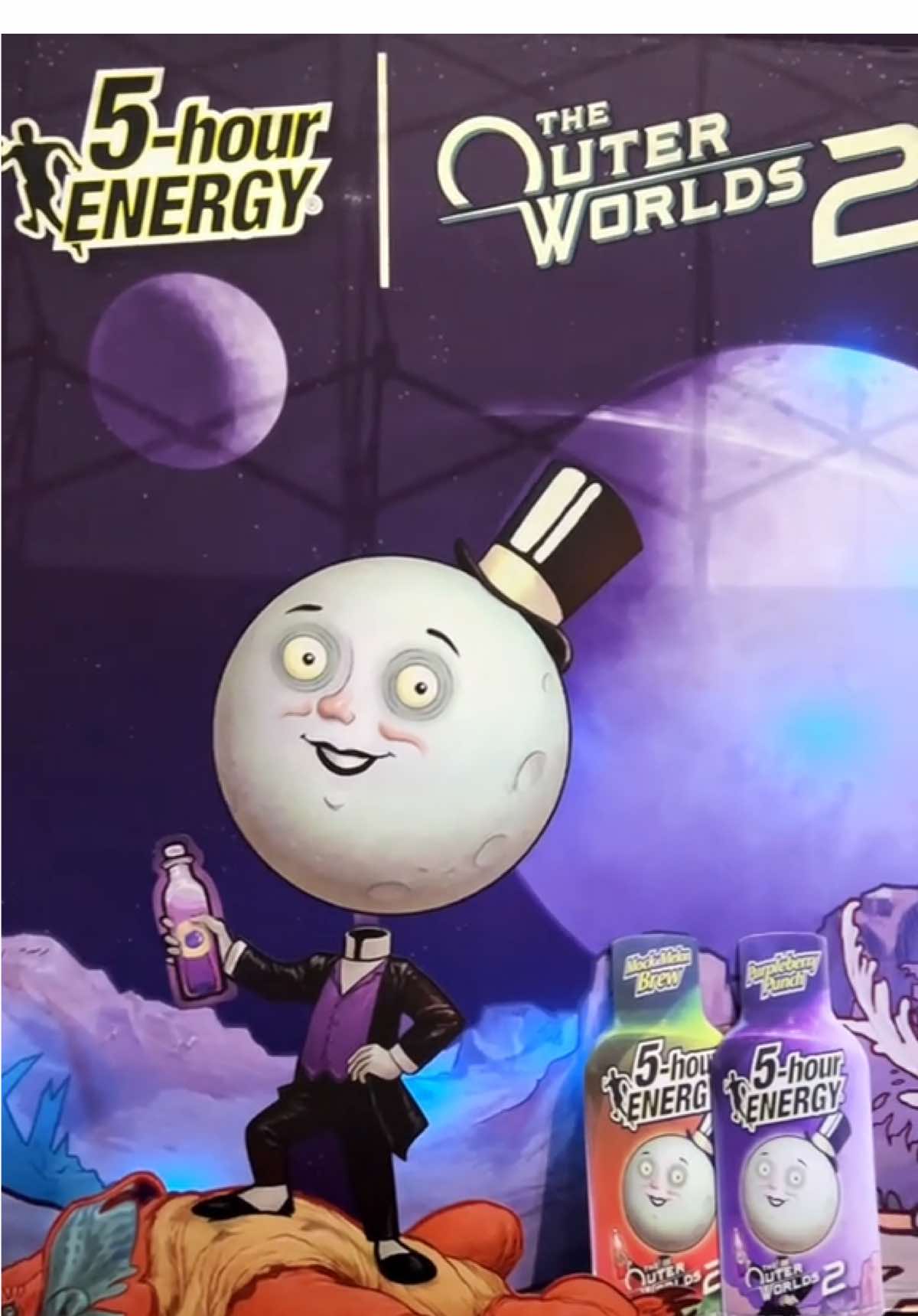 Introducing new Purpleberry Punch @5-hour ENERGY shots! #TheOuterWorlds2  Get an EXCLUSIVE SKIN for your pet in The Outer Worlds 2! ⭐️ Buy it: 5-hour ENERGY® products ⭐️ Snap it: Snap a photo of your receipt and upload it to 5HEGAME.COM ⭐️ Get it: Get Exclusive In-Game Content