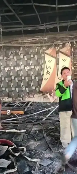 kondisi Gedung DPRD Makassar Setelah di Bakar Masa Demo Pagi ini 30 Agustus 2025