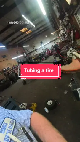 Tubing a tire tutorial #mechanic #tires #tube #howto #fypシ゚viral 