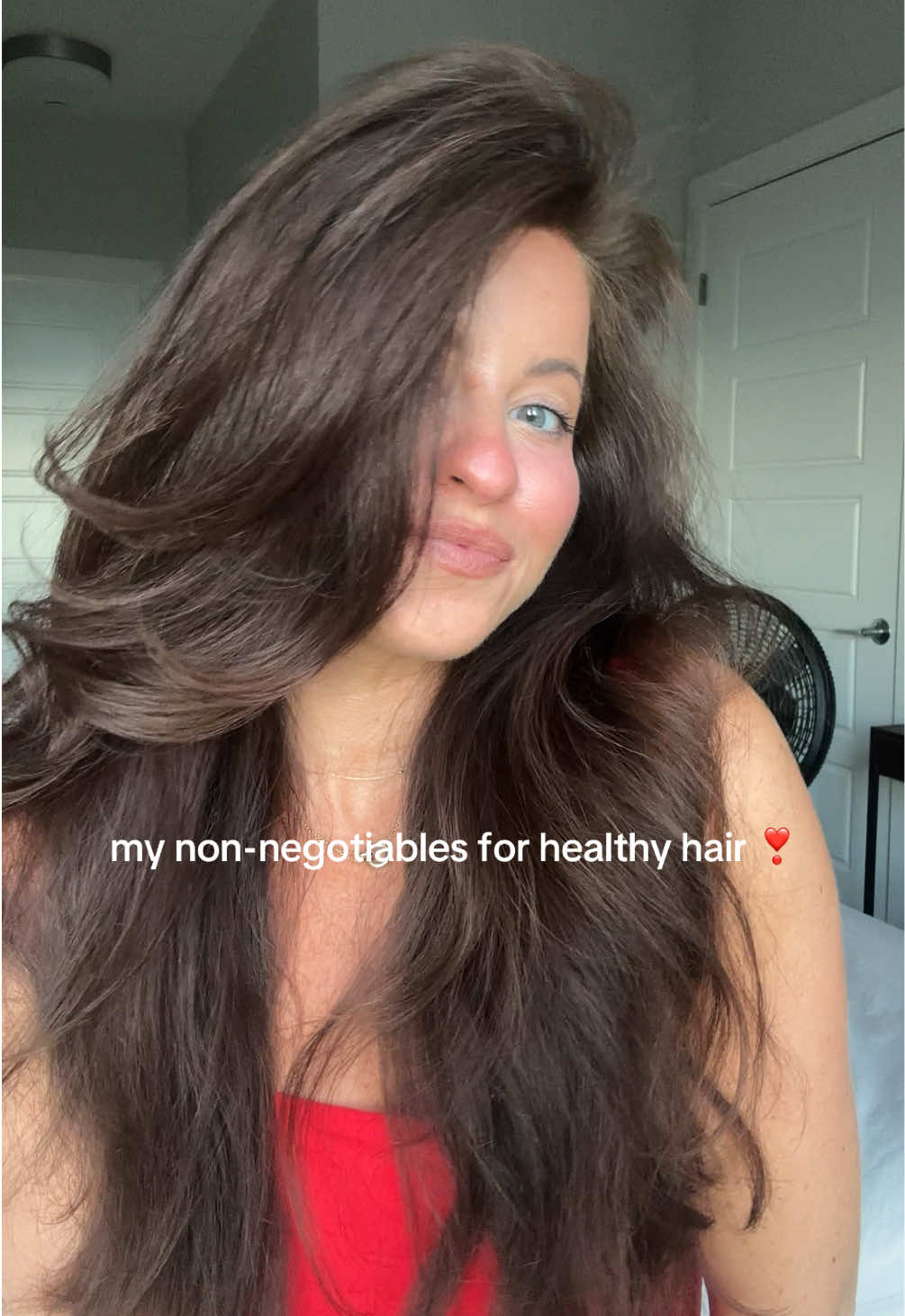 My hairs gotten so much healthier in the past year from doing these things ✨ #hairtok #hairgrowth #haircare #hairroutine #healthyhairtips 
