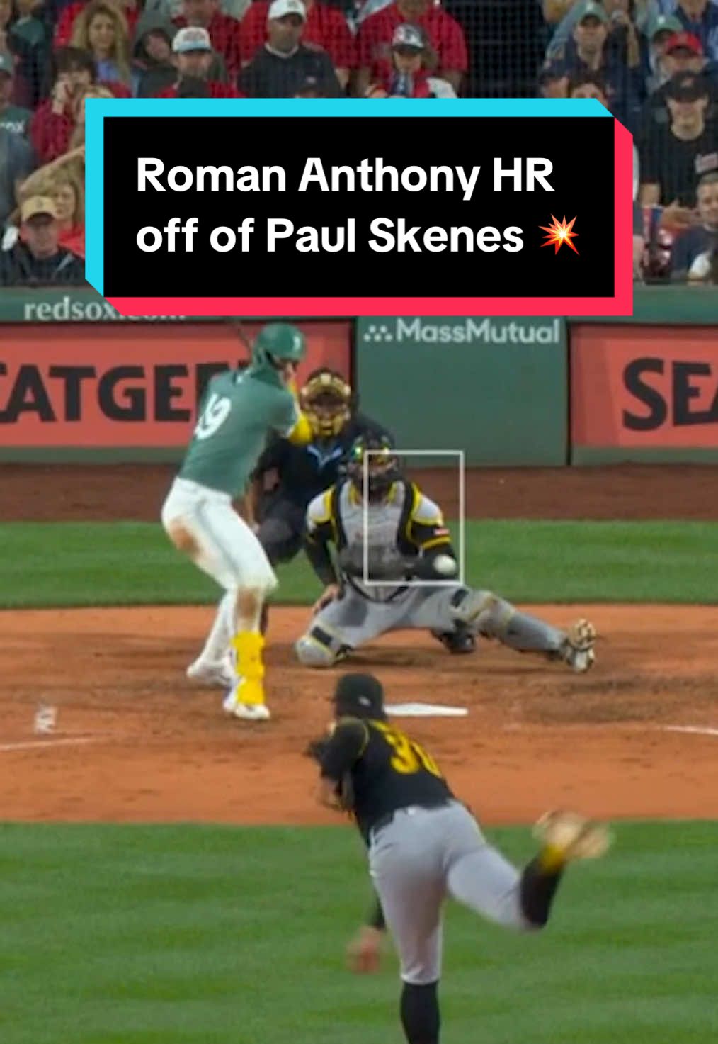 Roman Anthony takes Paul Skenes deep 💪 #MLB #RedSox #Baseball 