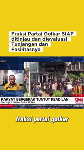 Fraksi Partai Golkar siap ditinjau dan dievaluasi fasilitas berikut tunjangan-tunjanganya #partaigolkar  #fraksigolkar