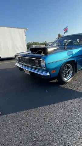 Now that’s a healthy sounding #plymouthduster! #mopar #moparnationals #dragcar #moparcommunity 