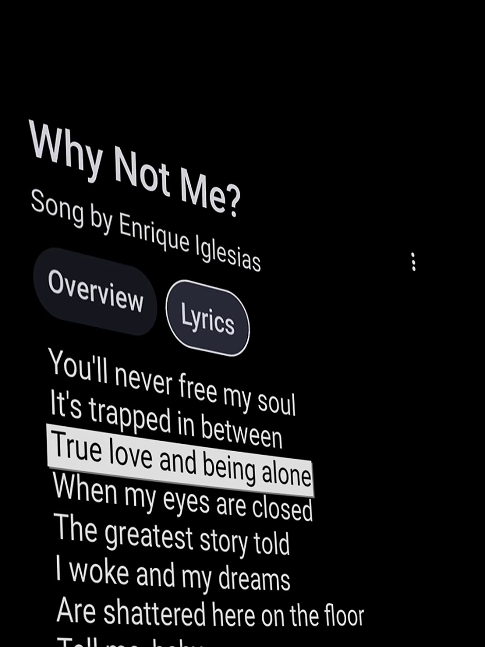 why not me? | LYRICS🎧 . . . . . .. #whynotme #enriqueiglesias #song #googlelyrics🎧 