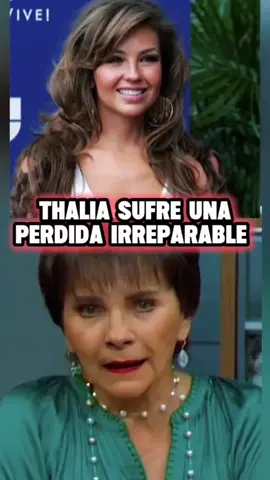 La actriz y cantante Thalia atraviesa un momento difícil en su vida. debido a una irreparable perdida familiar. #telemundo #univision #noticias #familia #duelo 