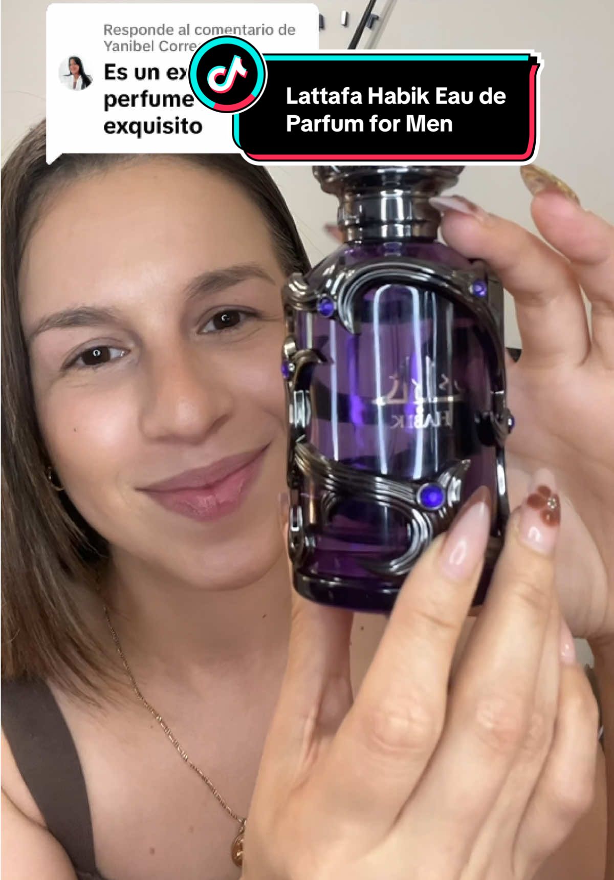Respuesta a @Yanibel Correa Lattafa Habik Eau de Parfum para Hombres - 3,4 fl oz / 100ml | Aroma de larga duración con ámbar cálido #habiklattafa #perfumeparahombre #perfumetiktok #perfume #perfumecollection #perfumereview #perfumecheck #perfumecheck #perfumeaddict #formen #buynow #fouryoupage 