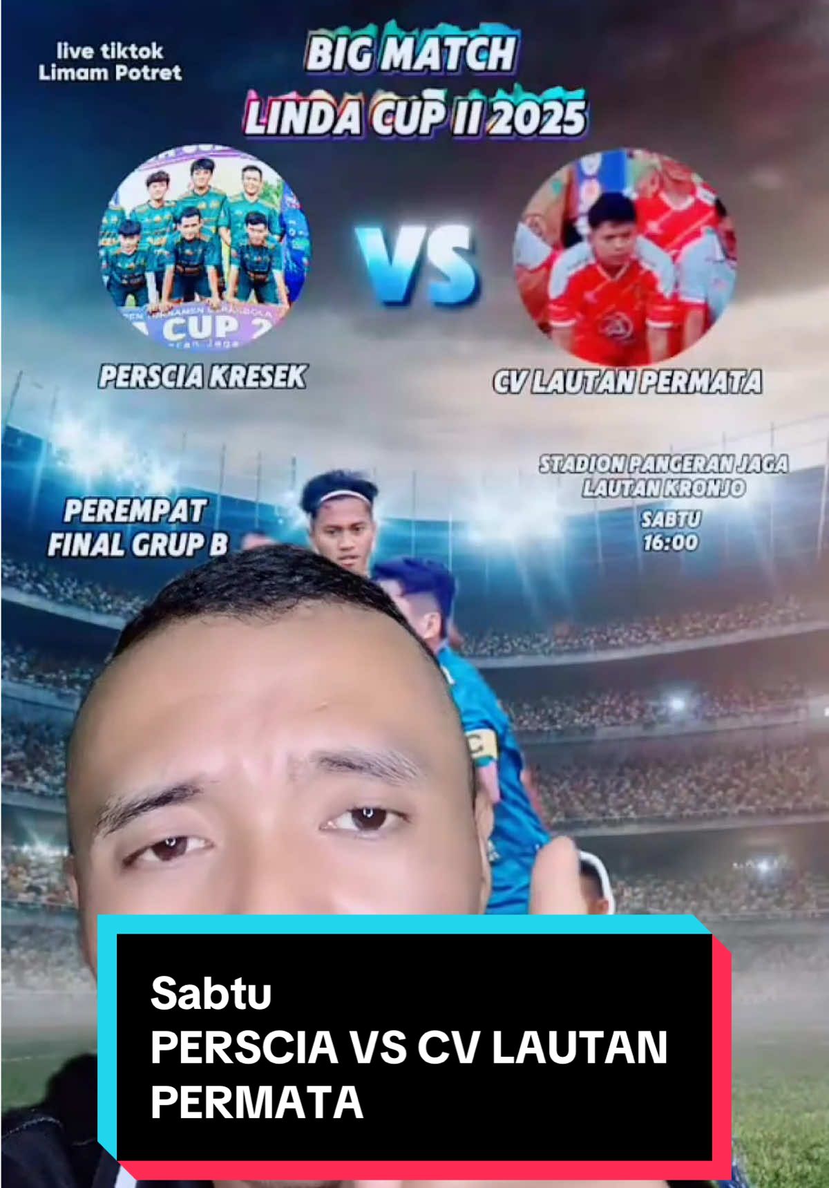 #tiktoklive #livehighlights  Perempatan Final Hari Ke II PERSCIA KRESEK VS CV LAUTAN PERMATA  #tarkamsepakbola #limampotret #lindacup @uutayangg @aminsyukur_21 @LINDACUP2025 @Wahyu Pengek 
