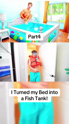 I Turned my Bed into a Fish Tank! #part4  #cops #usa #viral #bodycam 