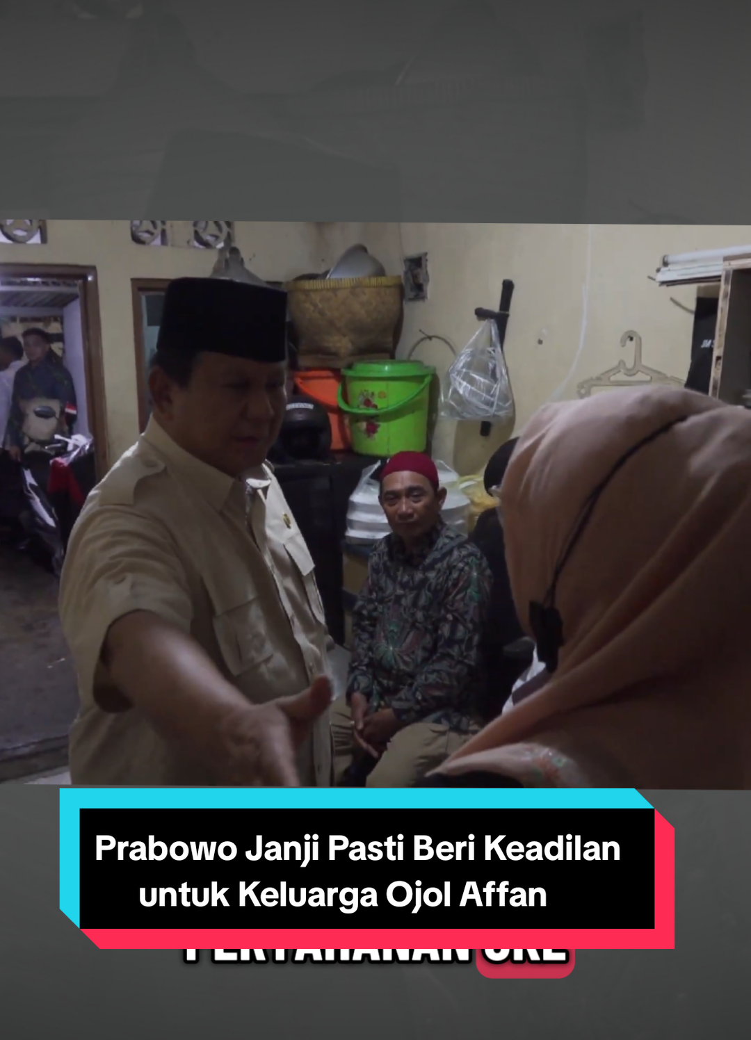 Prabowo Janji Pasti Beri Keadilan  untuk Keluarga Ojol Affan. #korupsi #brimob #prabowo #serbasibuk #fyp 
