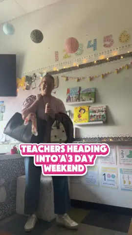 A three day weekend after the first whole week just makes sense #thatjollyteacher #itsthatjollylife #teacher #Friday #labordayweekend #3dayweekend 