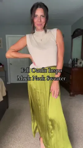 I fell in love with this outfit. @Arach&cloz #mockneck #sleevelesstops #sweaters #falloutfits #falloutfitinspo 