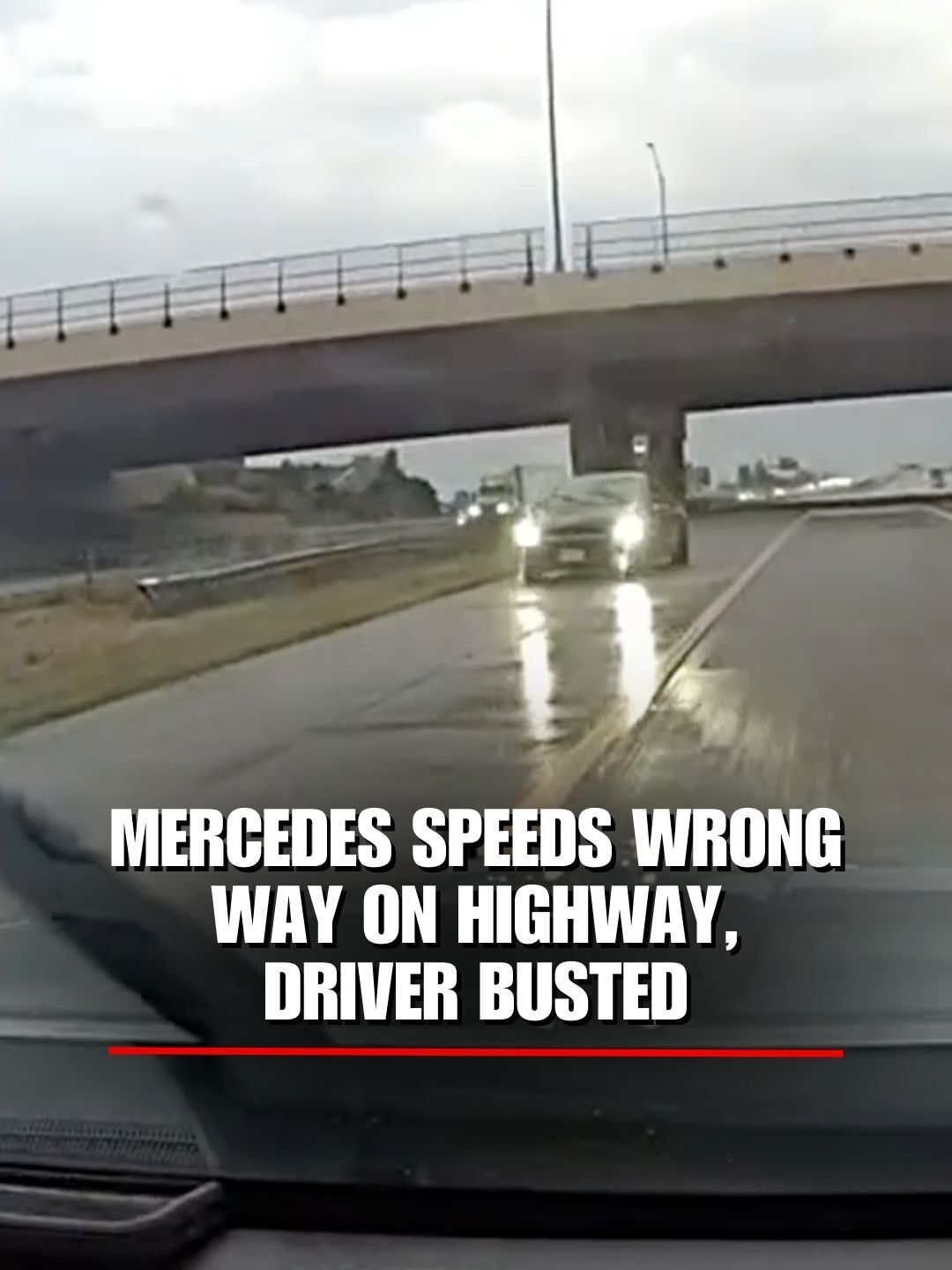 WATCH: Man arrested at gunpoint after driving the wrong way on the highway, faces DUI and reckless endangerment charges.