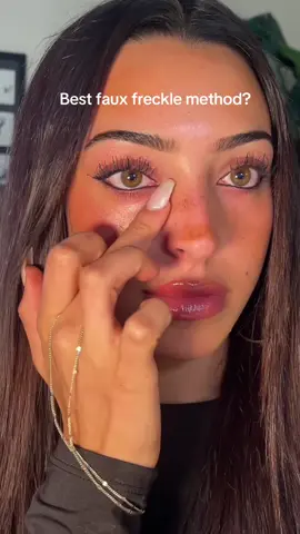 Still learning if I like this product or not  #fauxfreckles #frecklestutorial #frecklepen #ttshop 