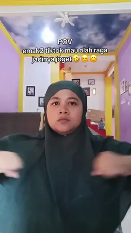 olahraga enggak jadinya jogetan.....hahah