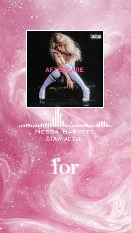 💗Nessa Barrett - STAY ALIVE (sped up)🌷 @Ness  - - - #audio #music #lipsync 