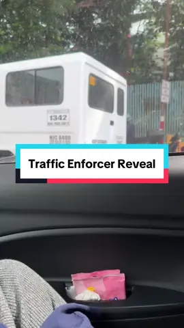 Traffic enforcer reveal. #fyp #motovlog