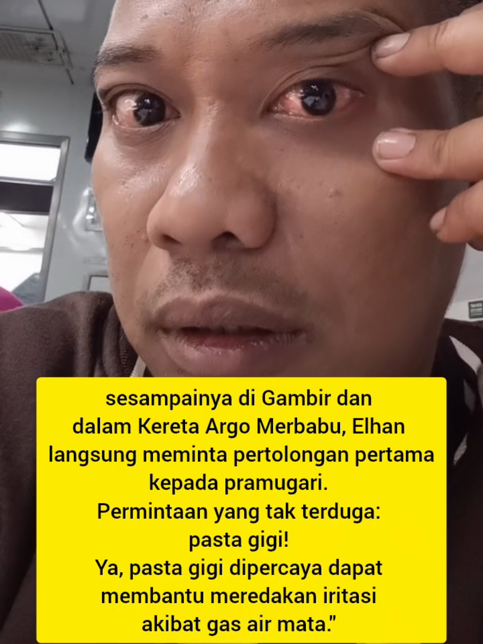pagi ini ku menangis #splashnews Jakarta Terkini #fyp #aksidamai #gasairmata #argomerbabu 