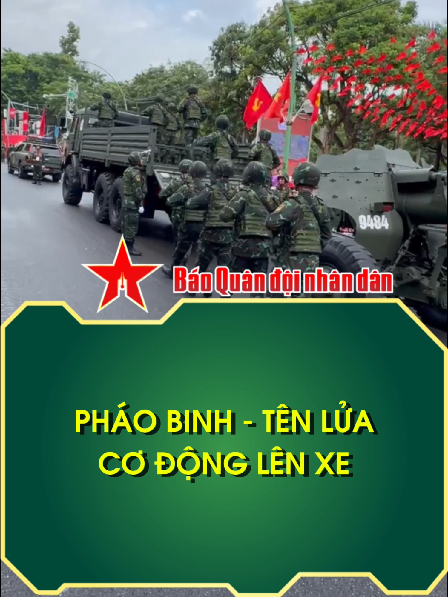 Pháo binh - Tên lửa cơ động lên xe #tiktoknews #bqdnd #phaobinhtenlua