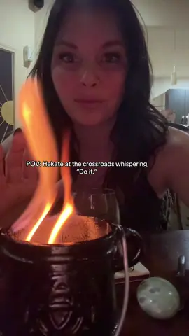 POV you underestimated a witch devoted to Hecate. #witchtok #banefulwitch #witchcraft #witchesoftiktok #candlemagic 