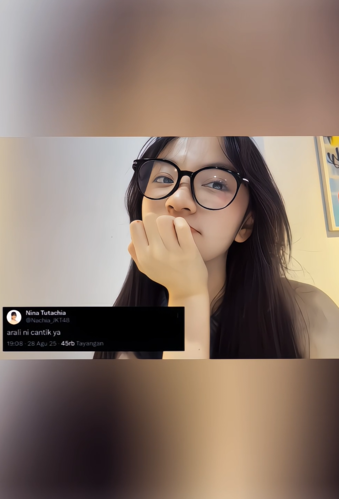 kamu kesambet apa nin bilang gitu😭🫰🏻 #nachiajkt48 #araliejkt48 #jkt48 #fyp 