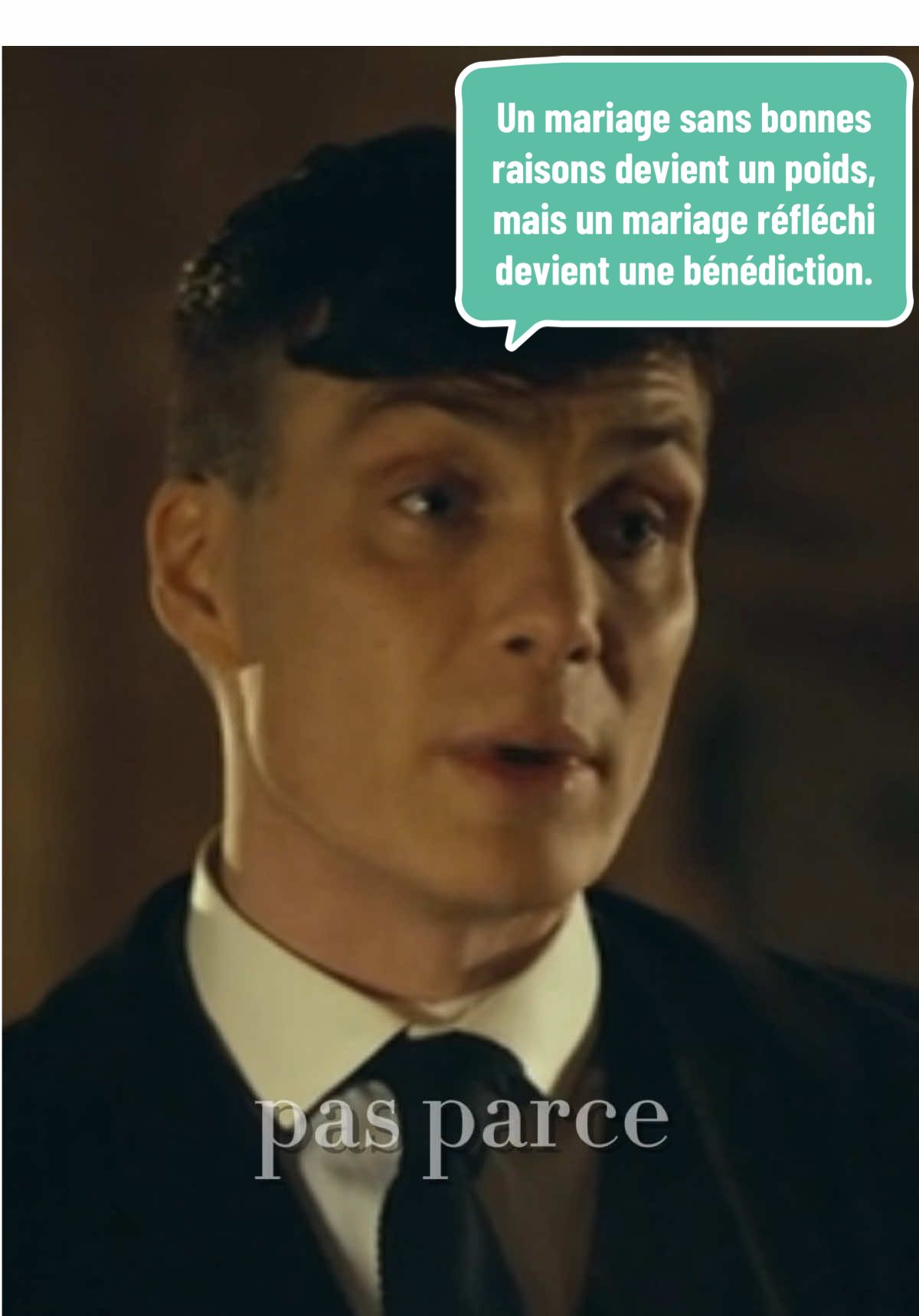 Ne vous mariez pas parce que vous vieillissez. Ne vous mariez pas parce que vos camarades se marient. Ne vous mariez pas à cause de la solitude ou de la pression de la société. Le mariage n’est pas une compétition contre le temps ni une imitation des autres. C’est une responsabilité, un engagement profond qui demande sincérité, amour et patience. Choisissez le mariage pour les bonnes raisons, pas pour combler un vide ou répondre aux attentes des gens.  