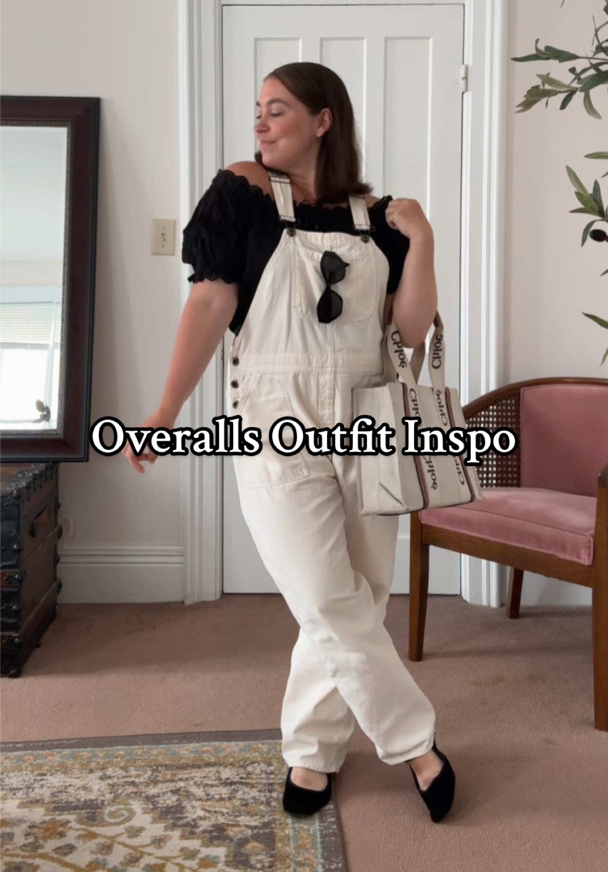 This overalls outfit will be a repeat all autumn. #autumnstyle #overallsoutfits #cottagecoreoutfits 