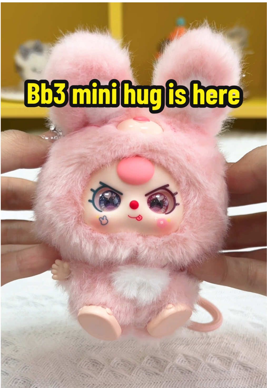 New babythree is here#babythree #babythreeblindbox #minihug #bb3 #vinlyplush #plush 