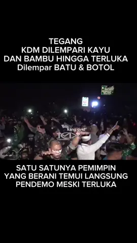 KDM terluka dilempar bambu #demodpr #bandung #kdm #kangdedimulyadi #ricuh