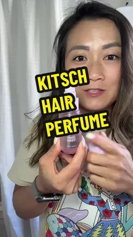A lightweight hair fragrance that refreshes and neutralizes brass tones while leaving your strands smelling amazing. Kitsch Sheer Violet Hair Perfume is the perfect finishing touch for bright, healthy, and vibrant looking hair. #KitschHair #HairPerfume #tiktokshoplabordaysale #HairCareEssentials #HealthyHair 