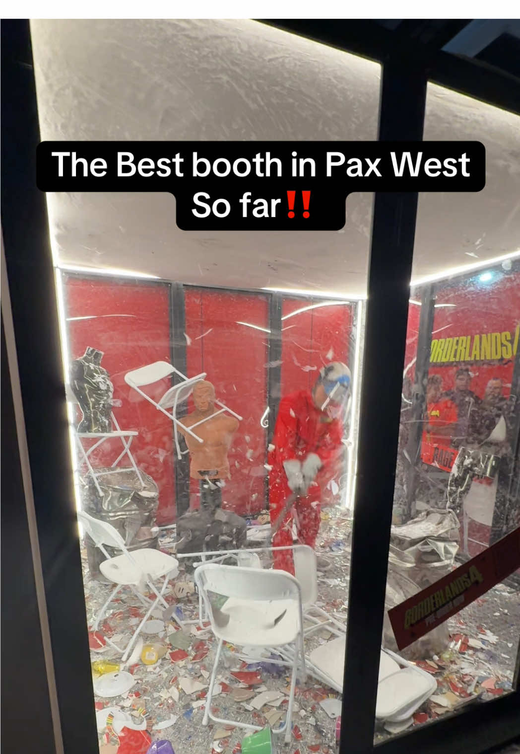 I wanted to do this sooo bad but line was wayyyy to long ‼️ Gamers got internal rage 😭 #fyp #seattle #seattletiktok #corteezyy #paxwest2025 
