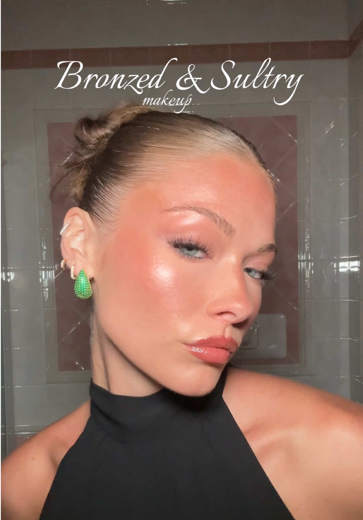 Replying to @Beatriz Reto makeup tutorial ! 🙂‍↔️🫶🏼 product deets in my LTK too 📍💋 @Tatcha US @Jouer Cosmetics @Armani beauty @Huda Beauty @Tower 28 Beauty  @caliray beauty @makeupbymario @bareMinerals @rhode skin @Haus Labs by Lady Gaga @makeupforever @KISS Lashes @DIBSBEAUTY @ONE SIZE BEAUTY @Kosas @Diorbeauty #makeupinspo #makeuptutorial #bronzedmakeup #trending