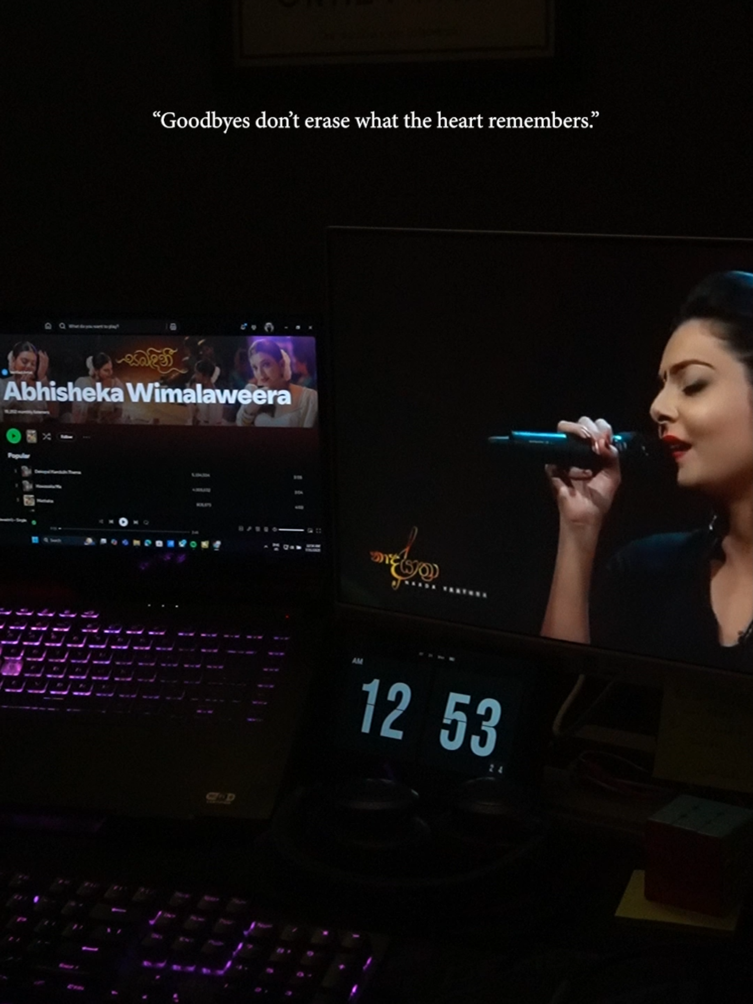 ඔබේ සිහිනවල මා හිදී මගේ සිහිනවල ඔබ හිදී  එය පියවි ලෝකය නොවේ  සුහදිනියේ .... 💔 Dekopul Kadulin Thema(දෙකොපුල් කඳුලින් තෙමා) - Abhisheka Wimalaweera  #abhishekawimalaweera #lahiruperera #dekopulkandulinthema #sinhala #songs #fyp #followformore #sony #a6400