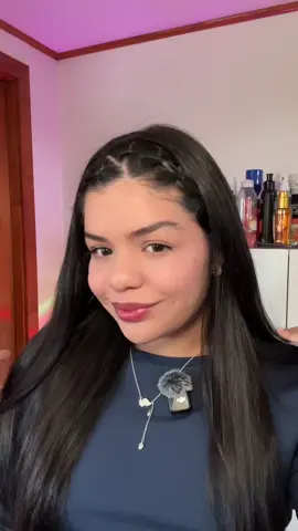 Respuesta a @Pame🌴 peinado que me salva cuando no quiero el cabello en la cara y aún no me he cortado el fleco así que toca hacerme los peinados así🥹💗 #hairstyle #hairtutorial #peinados #peinadosfaciles #diadema 