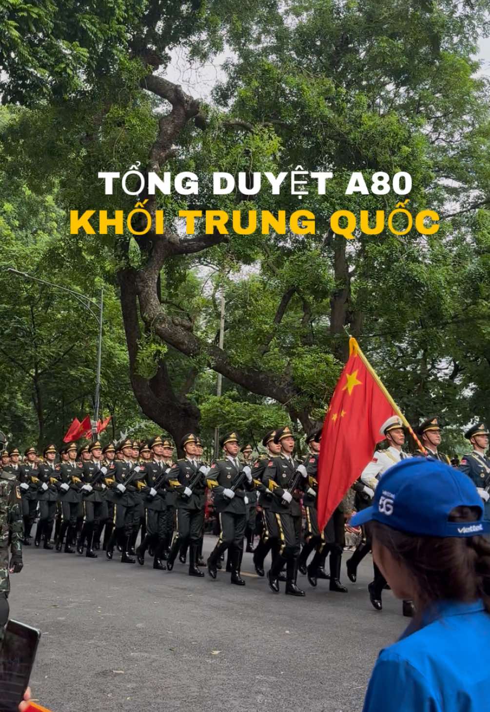 Khối quân đội Trung Quốc đi tuyến 2 có a Lưu Huệ Văn nha 😁 #dieubinhtrungquoc  #trungquocdieubinh #trungquoc #luuhuevan #quandoitrungquoc 