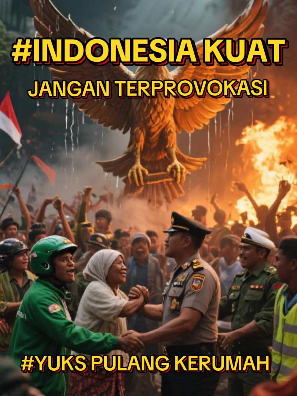 INDONESIA KUAT #indonesiasave#INDONESIAKUAT#stopprovokasi #STOPKERUSUHAN#stopdemo 