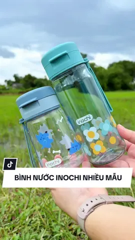 Bình nước Inochi đa dạng mẫu mã dung tích 350-500-700ml, được làm tự nhựa tritan nguyên sinh cao cấp, bình không hề có mùi xài rất an toàn nha #inochi #binhnuoc #binhnuocinochi #binhnuocnhua #binhuongnuoc 