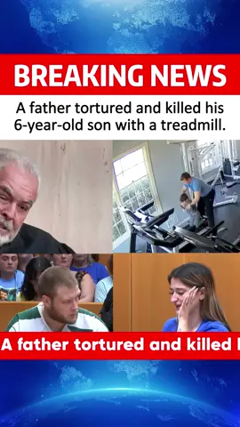 A father tortured and killed his 6-year-old son with a treadmill.#news #fyp #breakingnews #foryou #greenscreen #titoknews #usa 