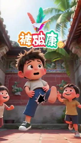 #潮汕童谣#裤破康 一二三裤破康，破地块，破令冬，爱补无时间，唔补哩笑死人 