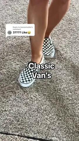 Replying to @boxiexhottie  Almost looks like the other 7 are needing an upgrade soon!  #vans #checkeredvans #classicvans #vansoffthewall 