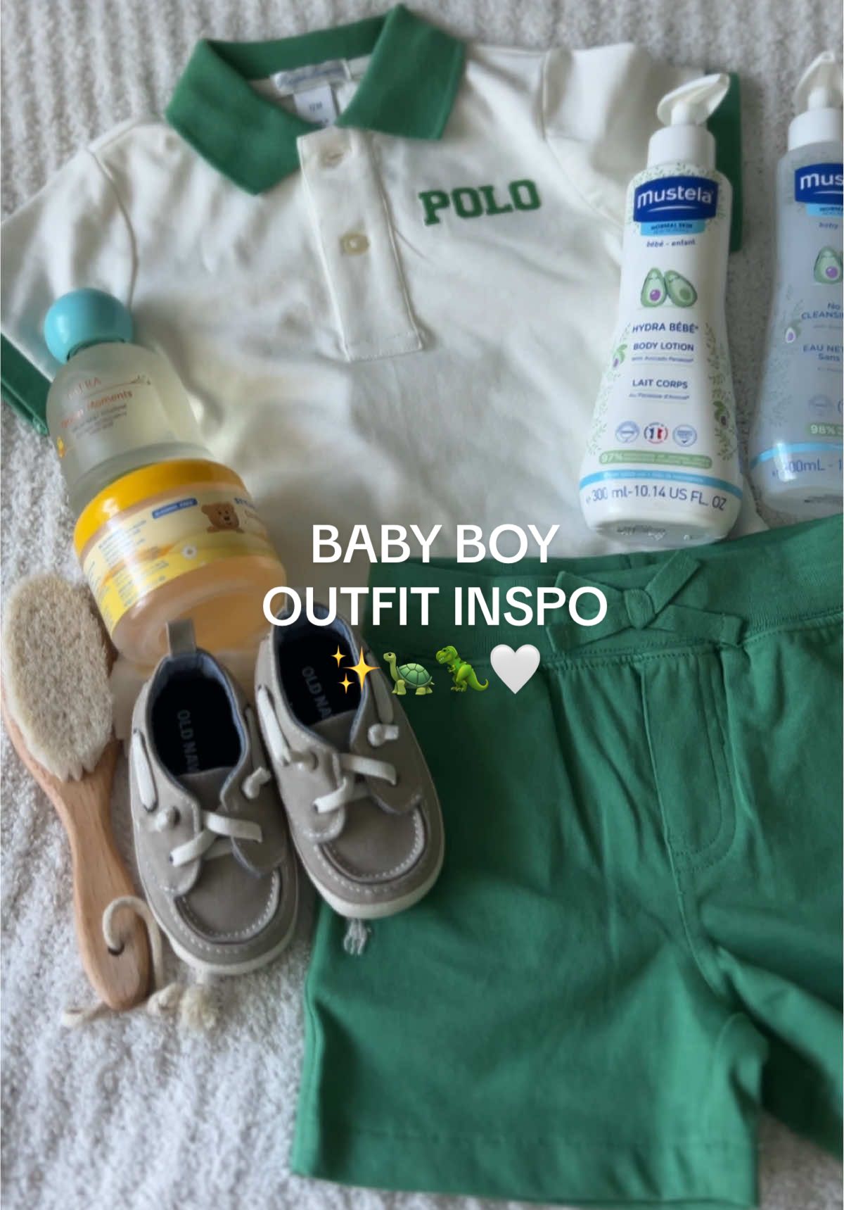 A cute outfit for my little boy ✨🤍🐢🦖 #fyp #babyboyoutfit #boymom #tiktokshop #babyboyclothes 