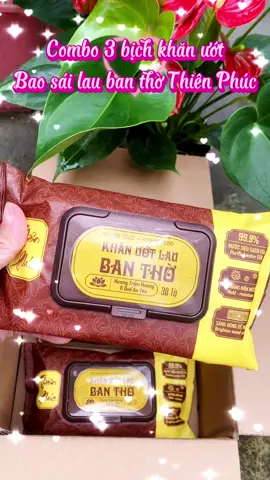 combo 3 gói khăn ướt bao sái lau ban thờ Thiên Phúc#xuhuong #khanuot #khanuotlaubantho #khanuotlaubanthothienphuc 