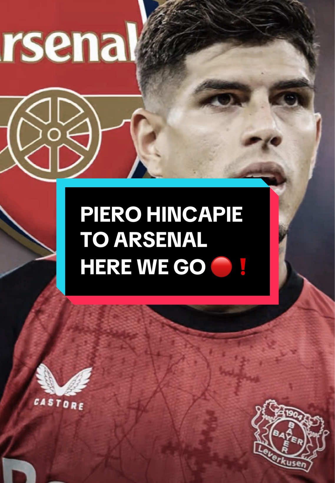 PIERO HINCAPIE TO ARSENAL LETSGOOOO 🔴 #afc #arsenalfc #pierohincapie #toarsenal #footballedit 